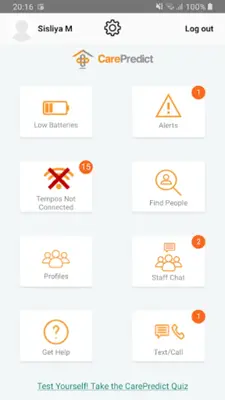 CarePredict Enterprise android App screenshot 4